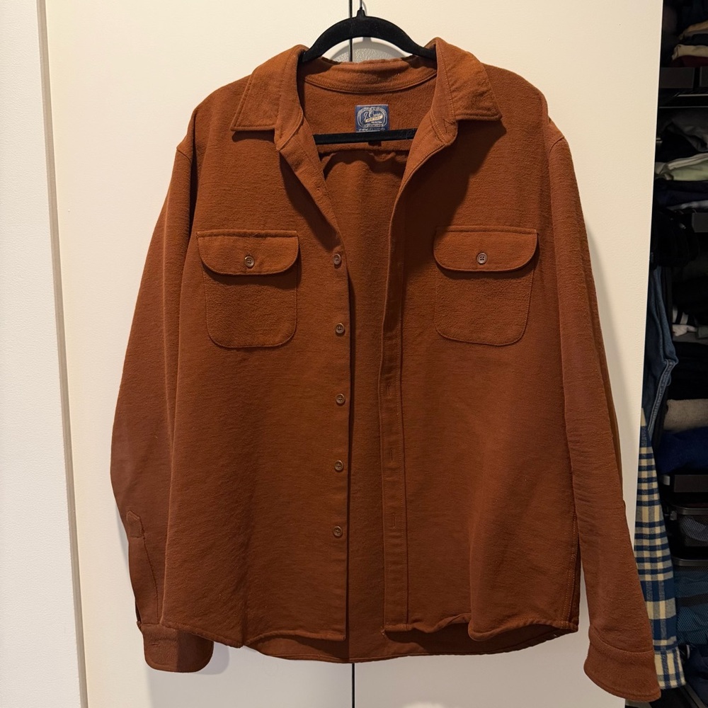 J. Crew Men's Heavyweight chamois workshirt - XL